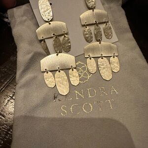 Kendra Scott Gold Chandelier Earrings